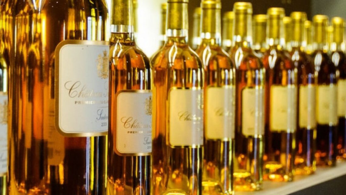 What is the difference between German Rieslings and French Sauternes? - picture of bottles of Yquem