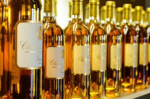 What is the difference between German Rieslings and French Sauternes? - picture of bottles of Yquem