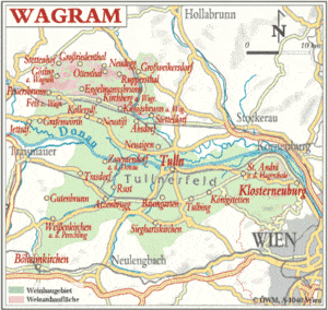 map of Wagram