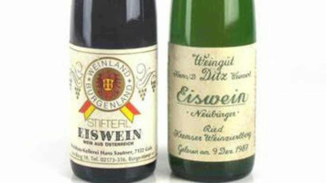 Which country produces more Ice wine, Canada or Austria - two bottles of eiswein