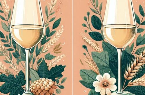 s Grauburgunder the same as Chardonnay - Two side-by-side images. One featuring a glass of white wine, the other a glass of white wine